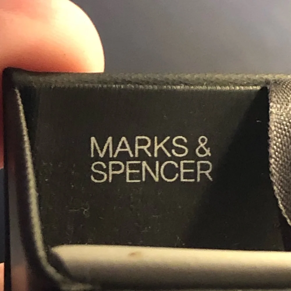 Marks & Spencer blue ombré mix silver cuff links NIB